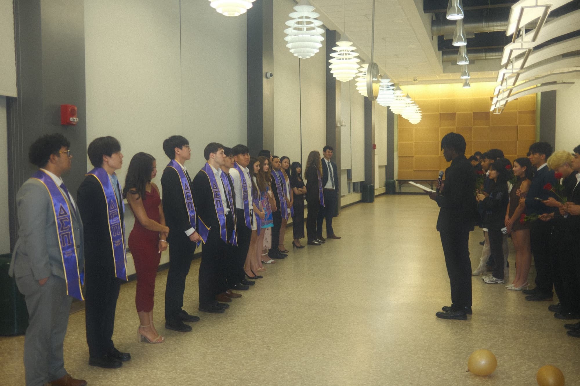 Upsilon Omega rose ceremony